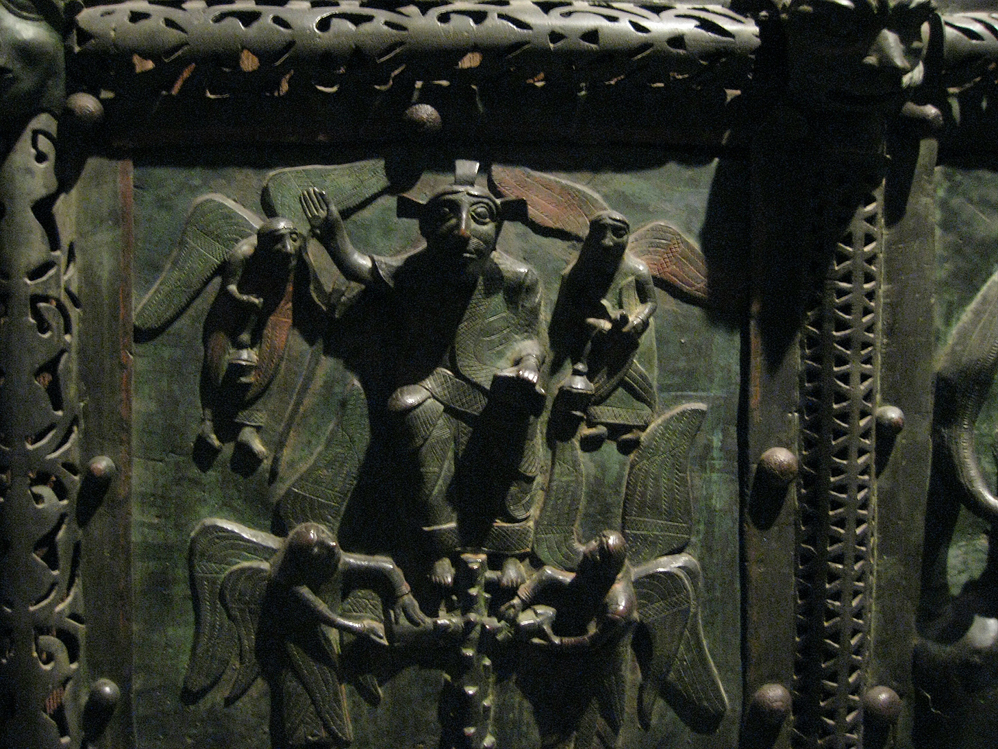 Bronzen deur. Basilica di San Zeno, Verona, Basilica of San Zeno (San Zenone), Verona