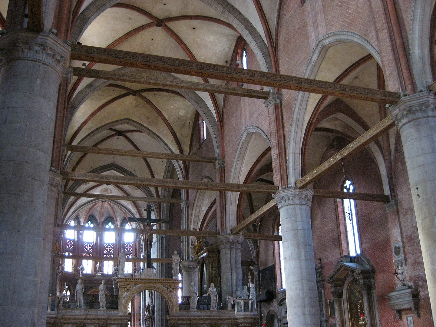 Chiesa dei Frari (Frari-kerk) Veneti, Itali; Frari (Venice, Italy)