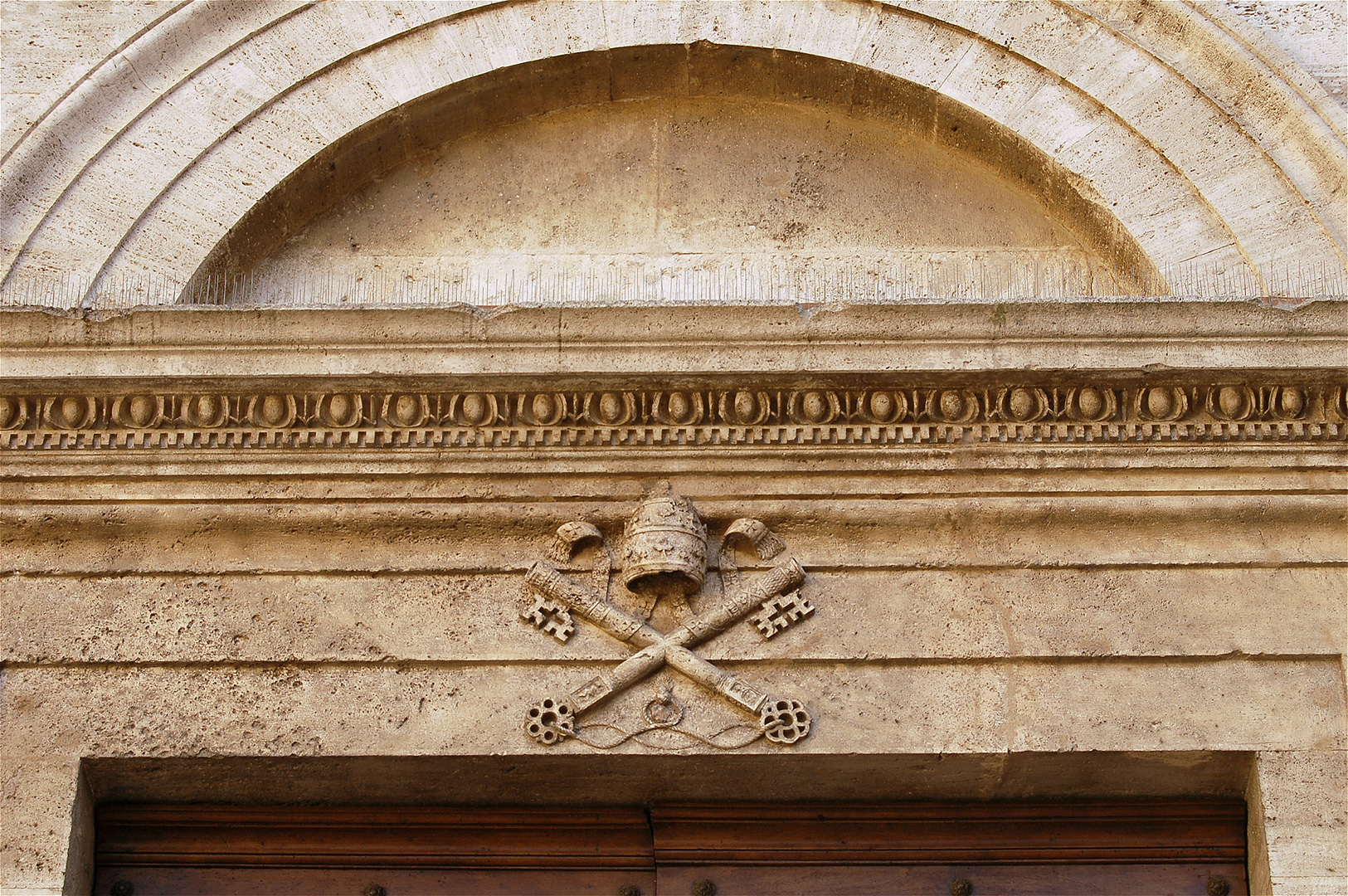 Co-kathedraal van Pienza (SI, Toscane, Itali�), Pienza Cathedral (SI, Tuscany, Italy)