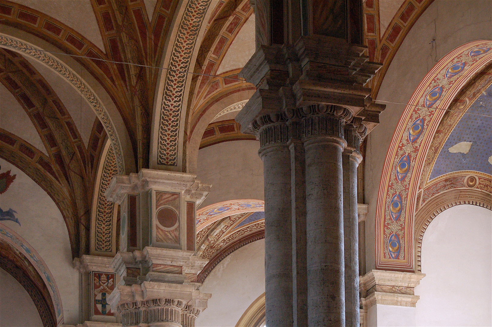 Co-kathedraal van Pienza (SI, Toscane, Itali); Pienza Cathedral (SI, Tuscany, Italy)