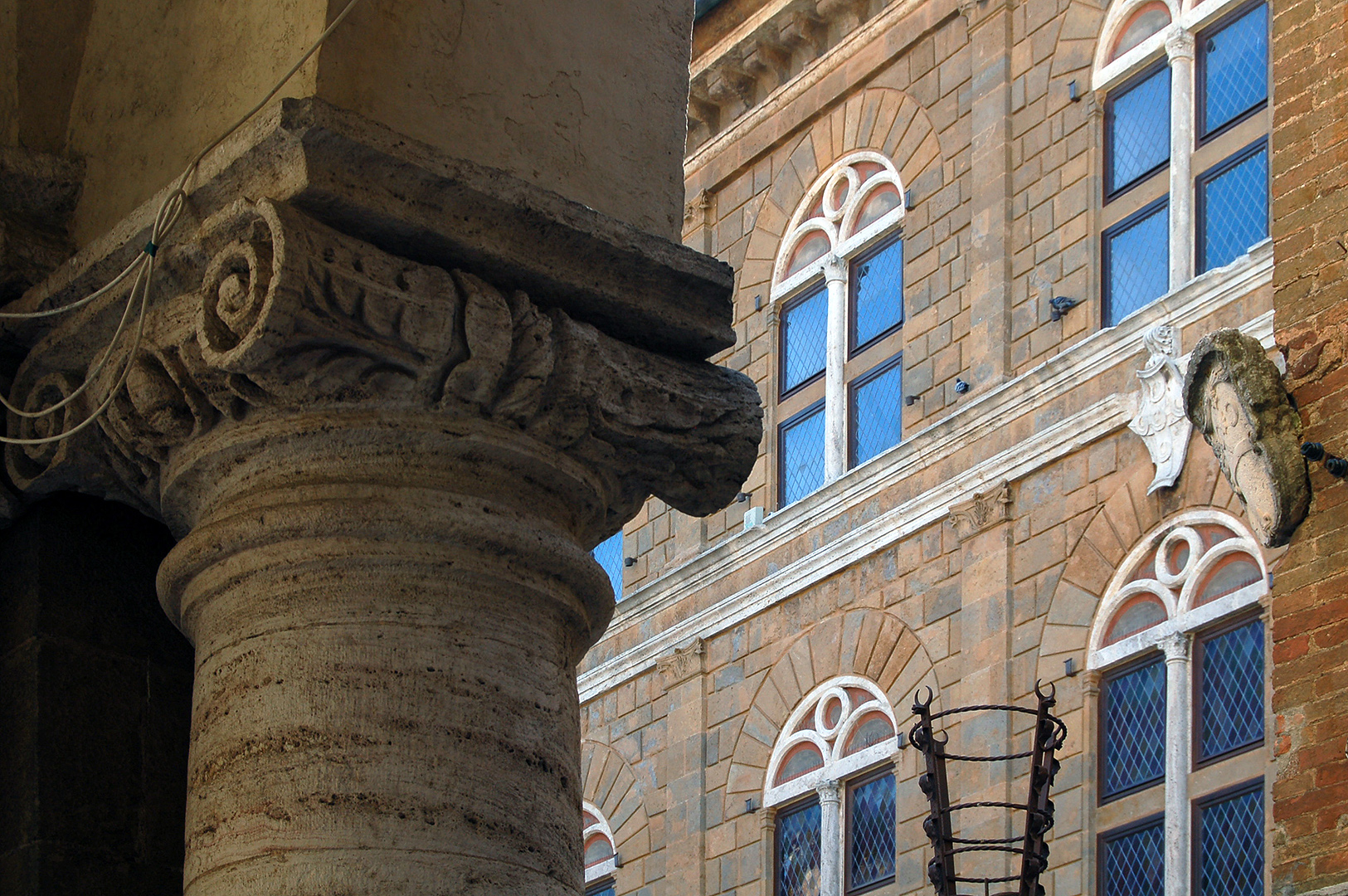 Palazzo Piccolomini in Pienza (Toscane, Itali); Palazzo Piccolomini in Pienza (Tuscany, Italy)