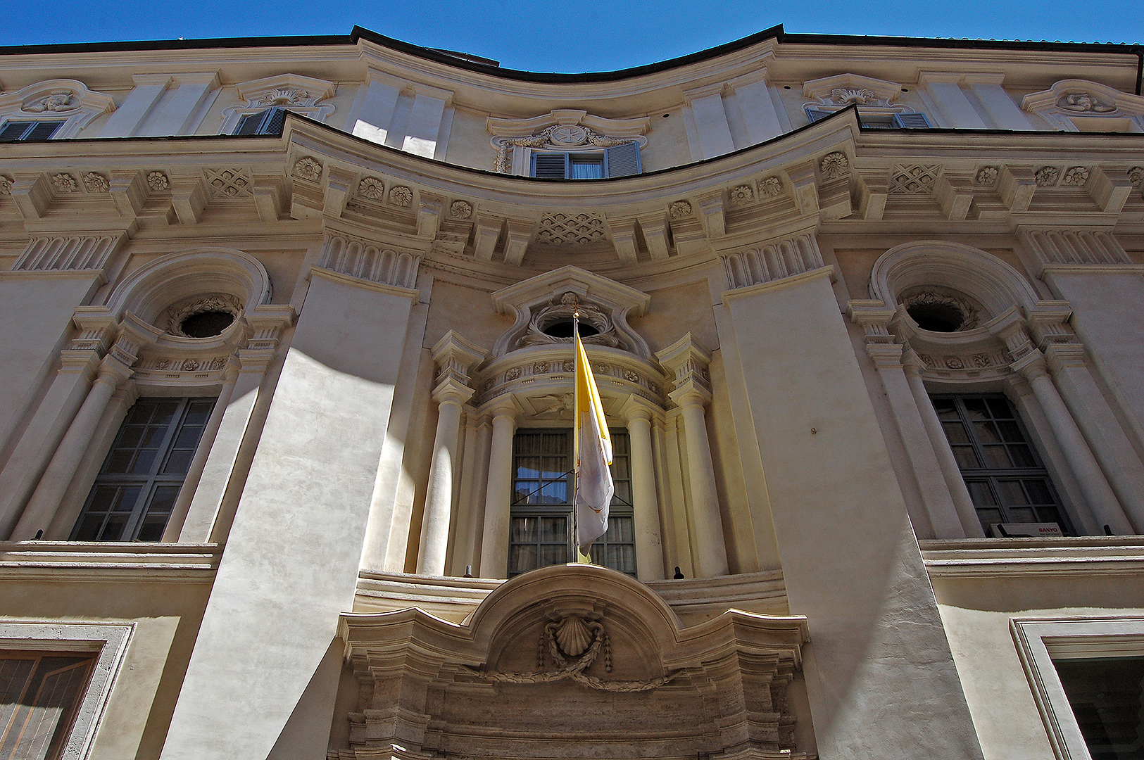 Palazzo di Propaganda Fide. Rome, Italië, Palazzo di Propaganda Fide, Rome, Italy