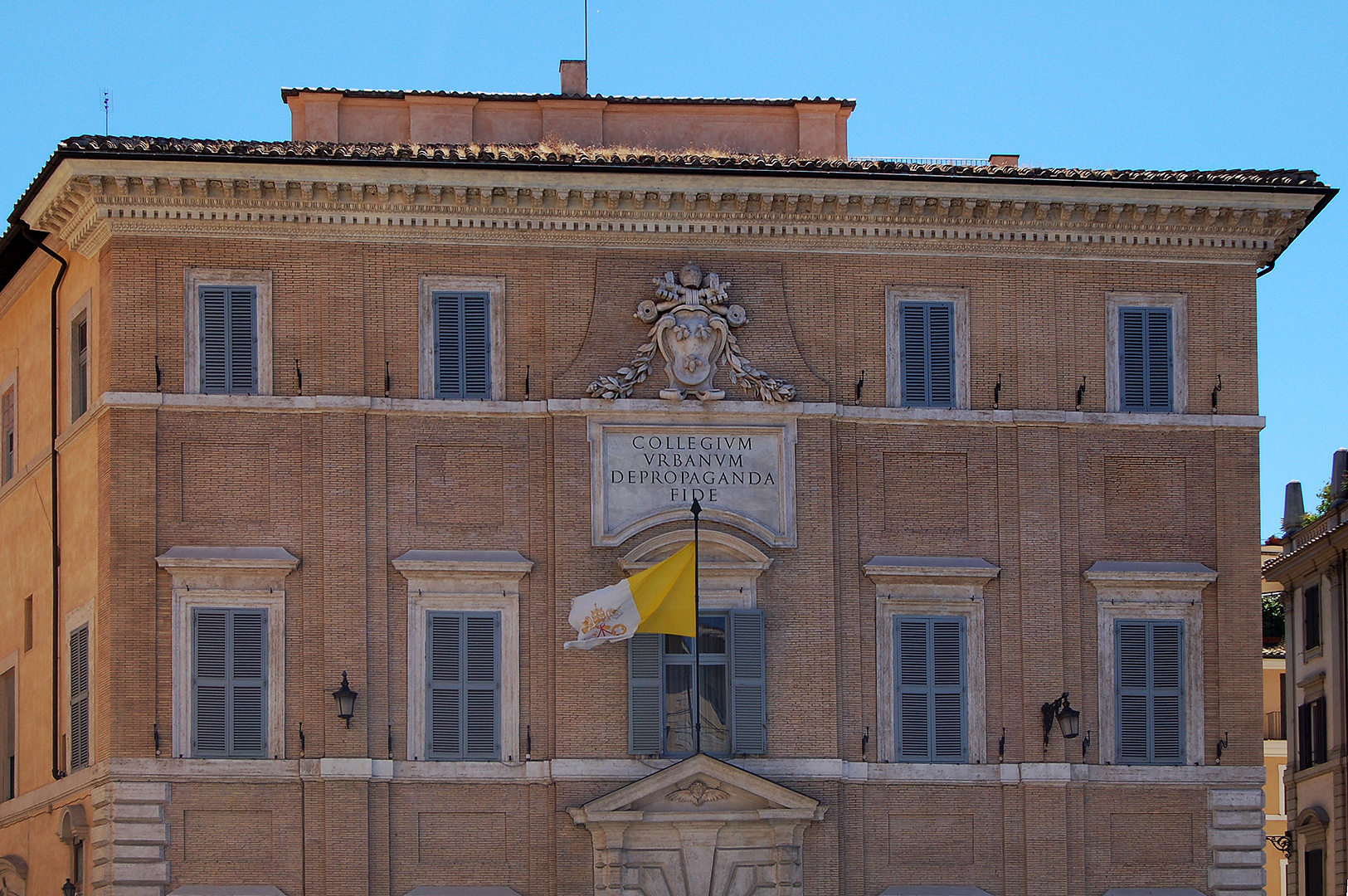 Palazzo di Propaganda Fide. Rome, Itali; Palazzo di Propaganda Fide, Rome, Italy