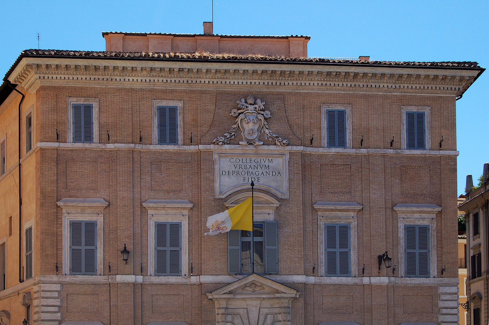 Palazzo di Propaganda Fide. Rome, Itali, Palazzo di Propaganda Fide, Rome, Italy