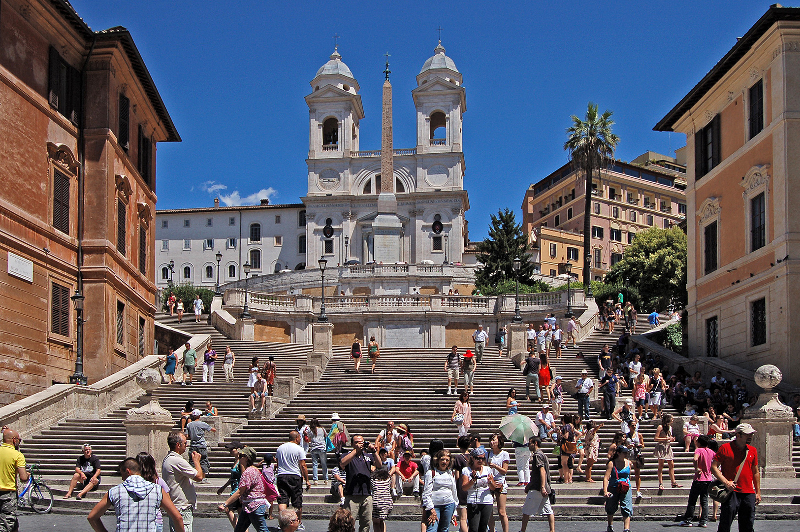 Spaanse trappen (Rome, Itali), Spanish steps (Italy, Latium, Rome)