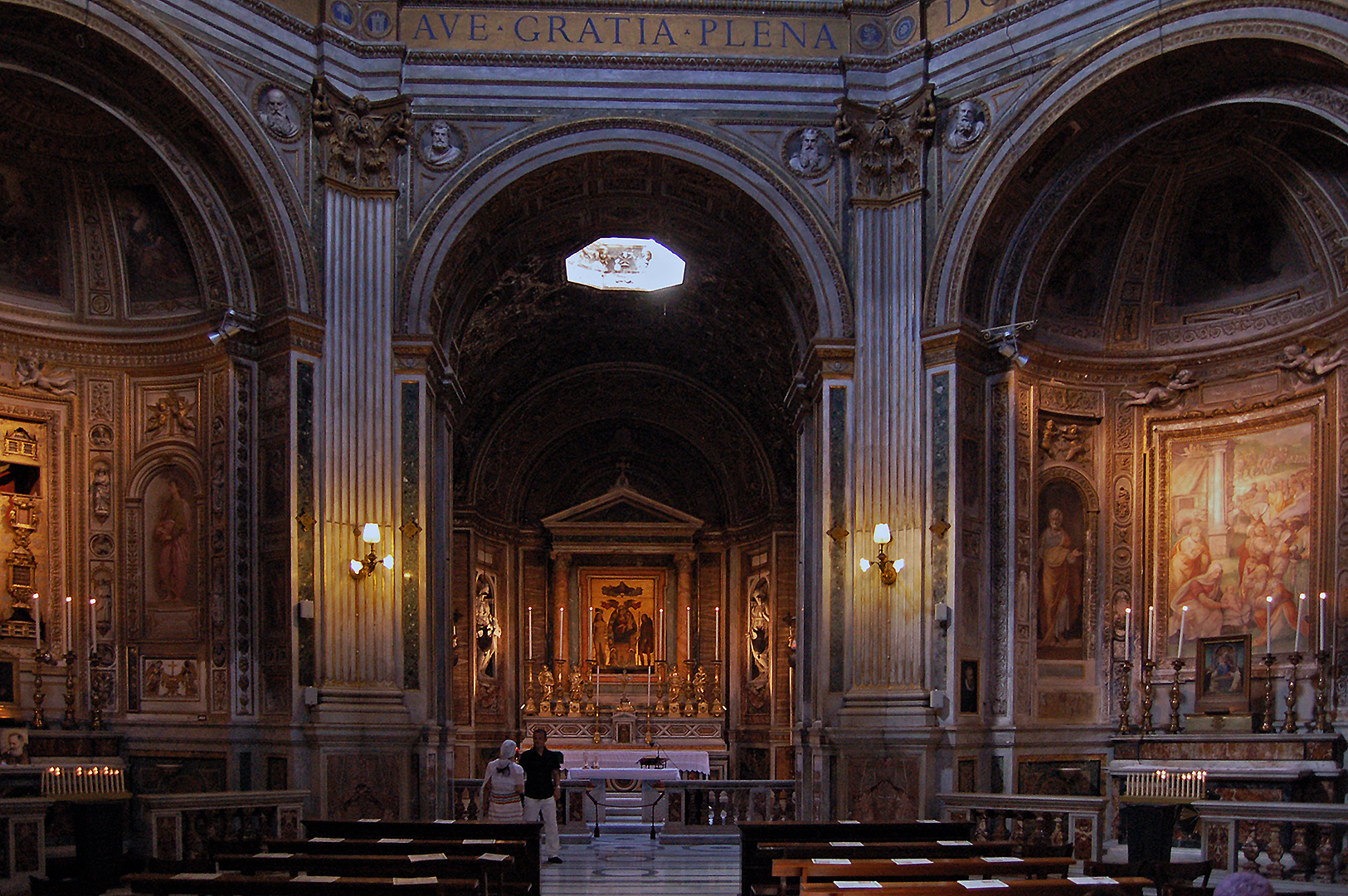 Santa Maria di Loreto, Rome, Italië; Santa Maria di Loreto, Rome, Italy