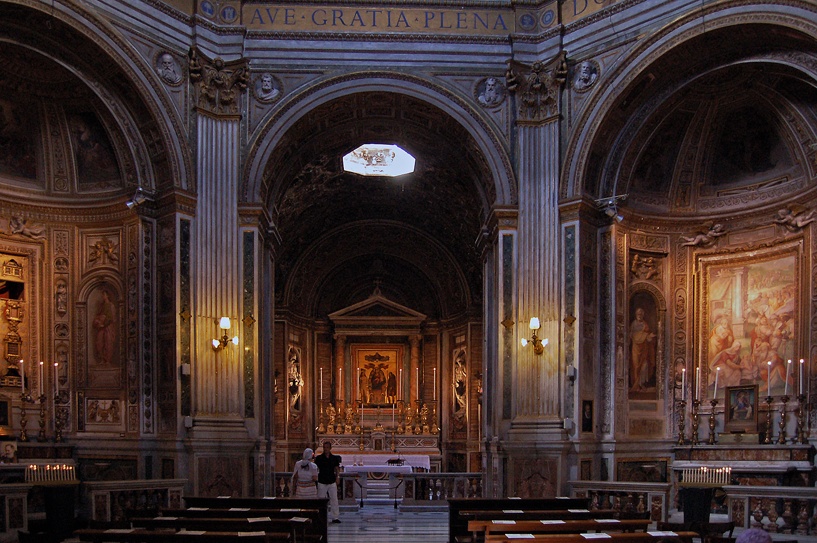 Santa Maria di Loreto, Rome, Itali, Santa Maria di Loreto, Rome, Italy