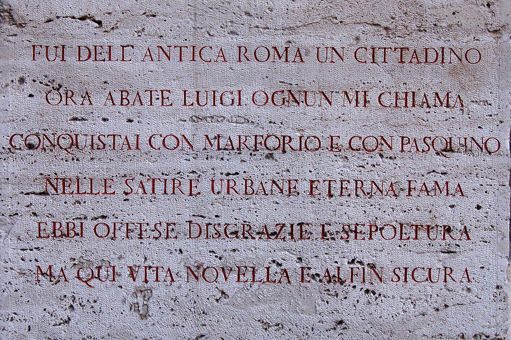 Abate Luigi, Rome, Abbot Luigi, Rome