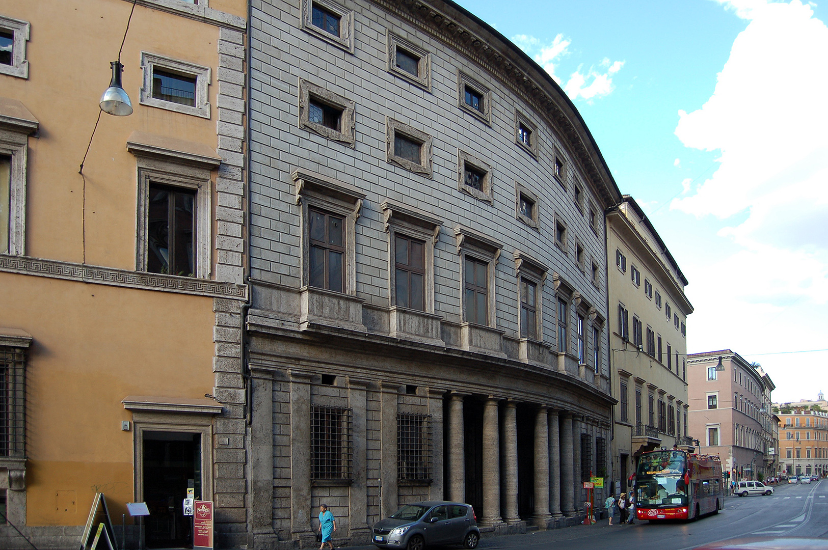 Palazzo Massimo alle Colonne, Rome, Italië.; Palazzo Massimo alle Colonne, Rome, Italy