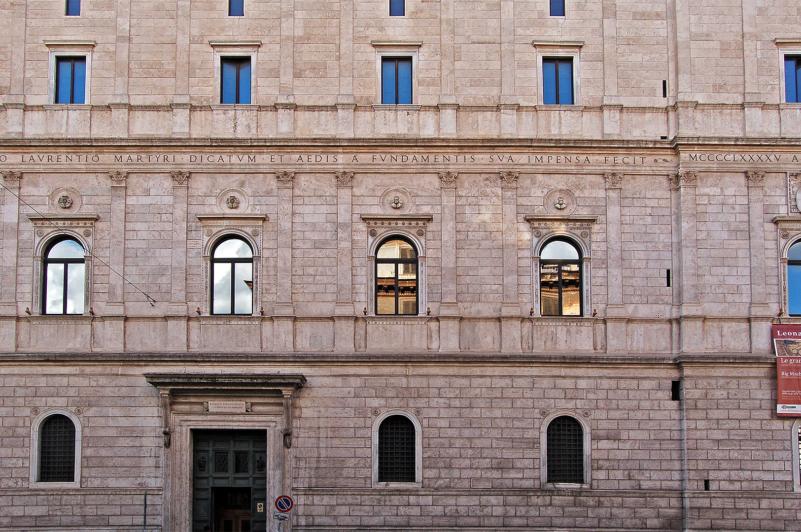 Palazzo della Cancelleria, Rome, Itali.; Palazzo della Cancelleria, Rome, Italy.