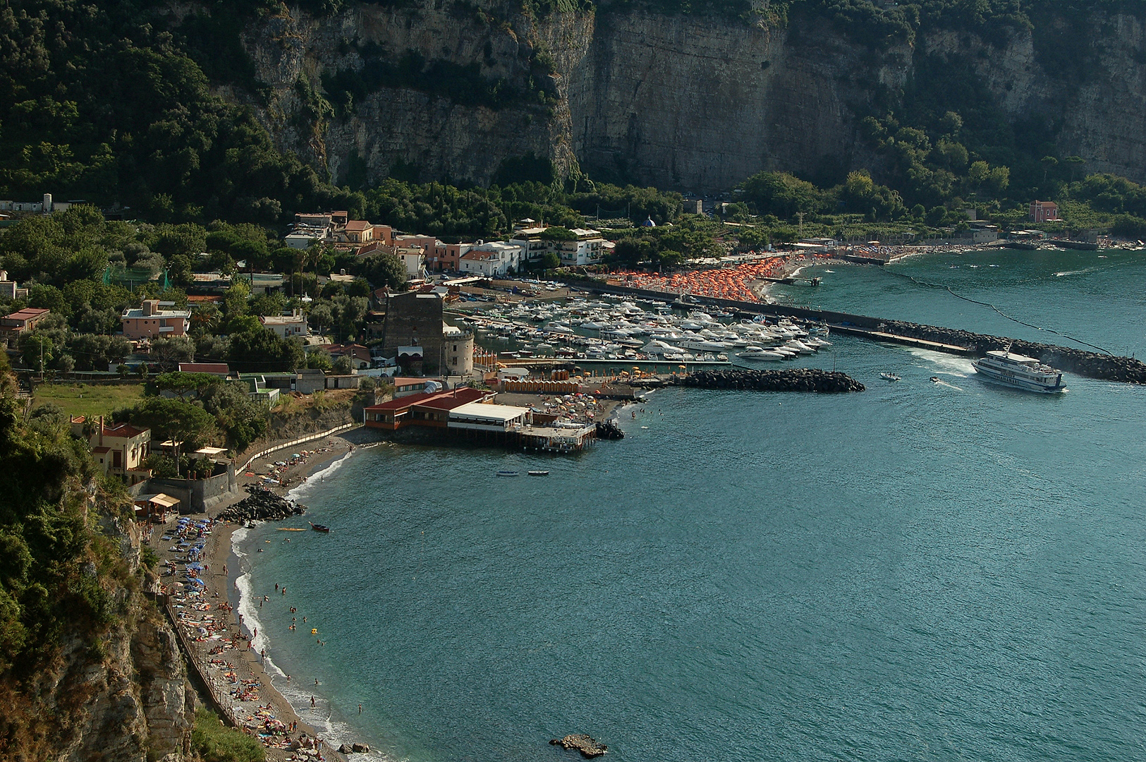 Haven van Vico Equense (Campani, Itali), Vico Equense Harbour (Campania, Italy)