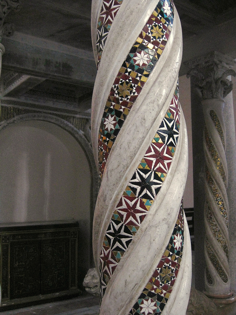 Evangeliekansel (Ravello, Campani, Itali)., Pulpit of the Gospels (Ravello, Campania, Italy.