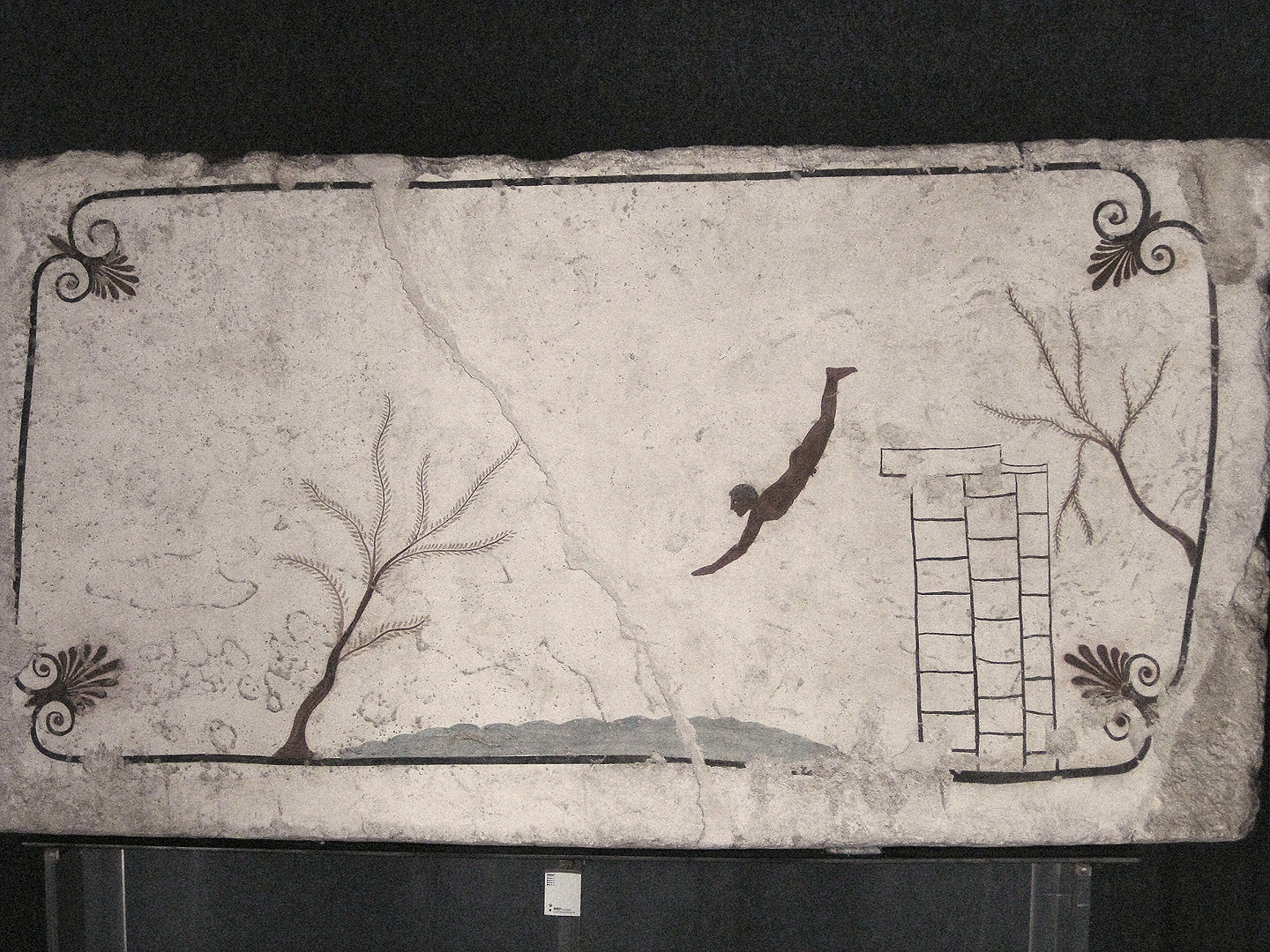 Graf van de Duiker, Paestum (Campani. Itali); Tomb of the Diver, Paestum (Campania, Italy)