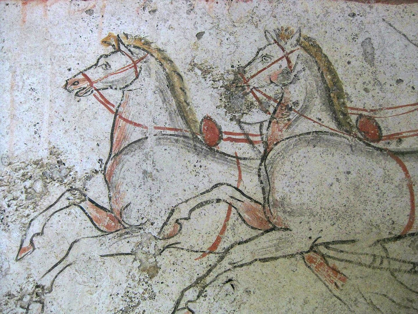 Lucanische graftombe, Paestum (Campani. Itali); Lucanian tomb, Paestum (Campania, Italy)