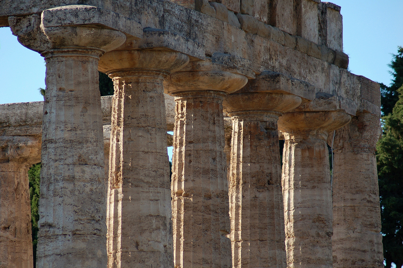 Tempel in Paestum (Campani. Itali), Temple in Paestum (Campania, Italy)