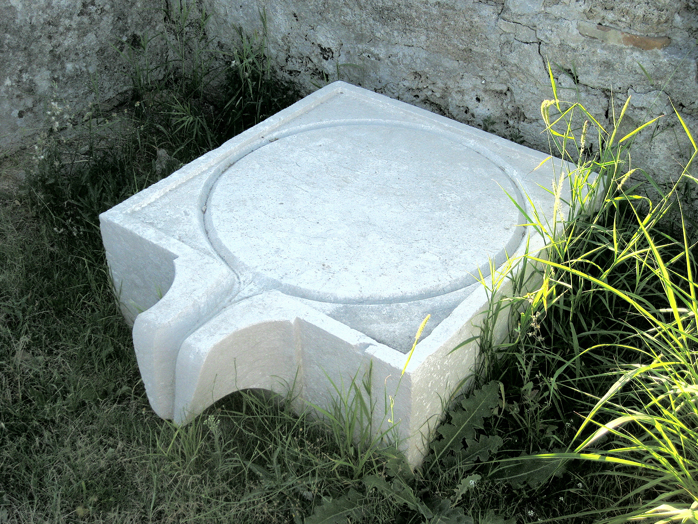 Olijfpers (Torculum) Paestum (Campani. Itali); Olive press, Paestum (Campania, Italy)