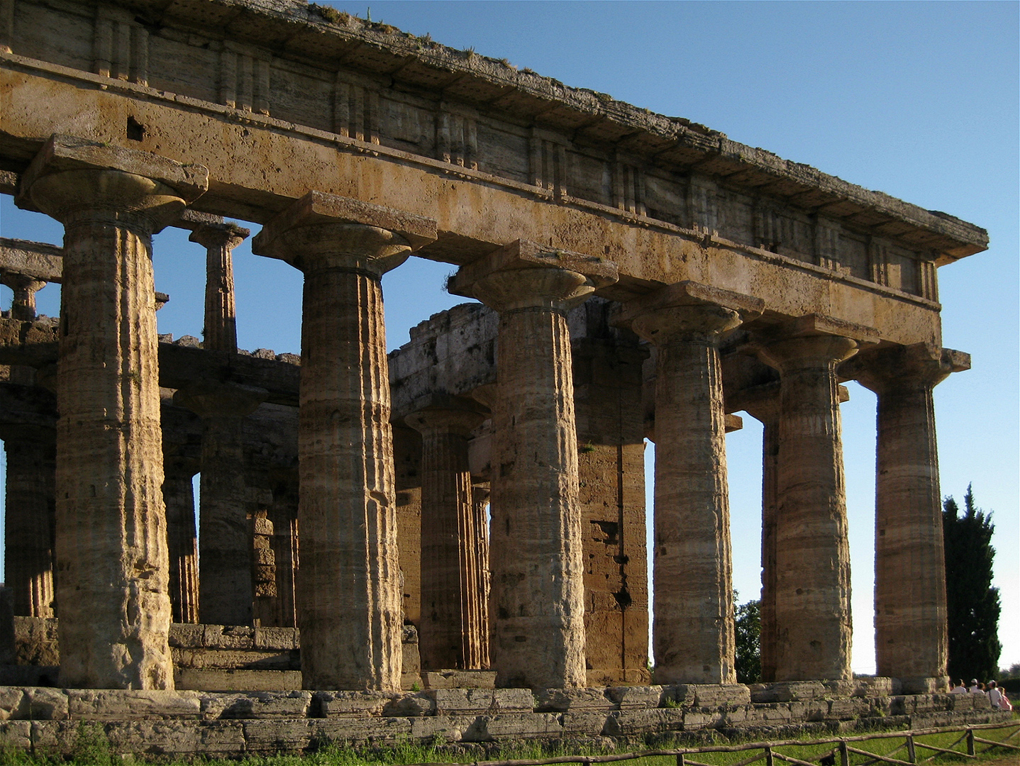 Tempel van Poseidon, Paestum (Campani. Itali); Temple of Poseidon, Paestum (Campania, Italy)