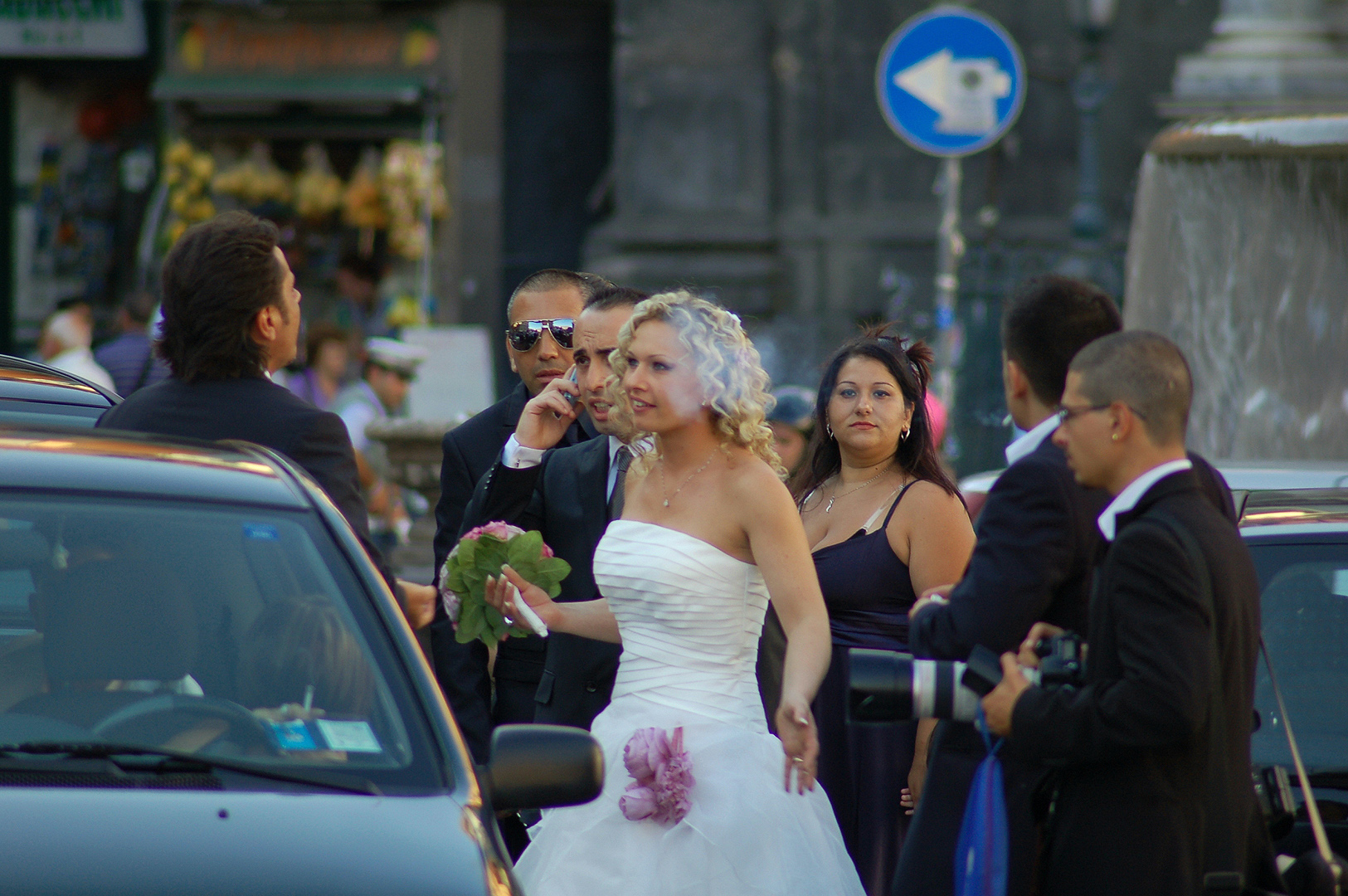 Bruid, Napels (Campani); Bride, Naples (Campania, Italy)