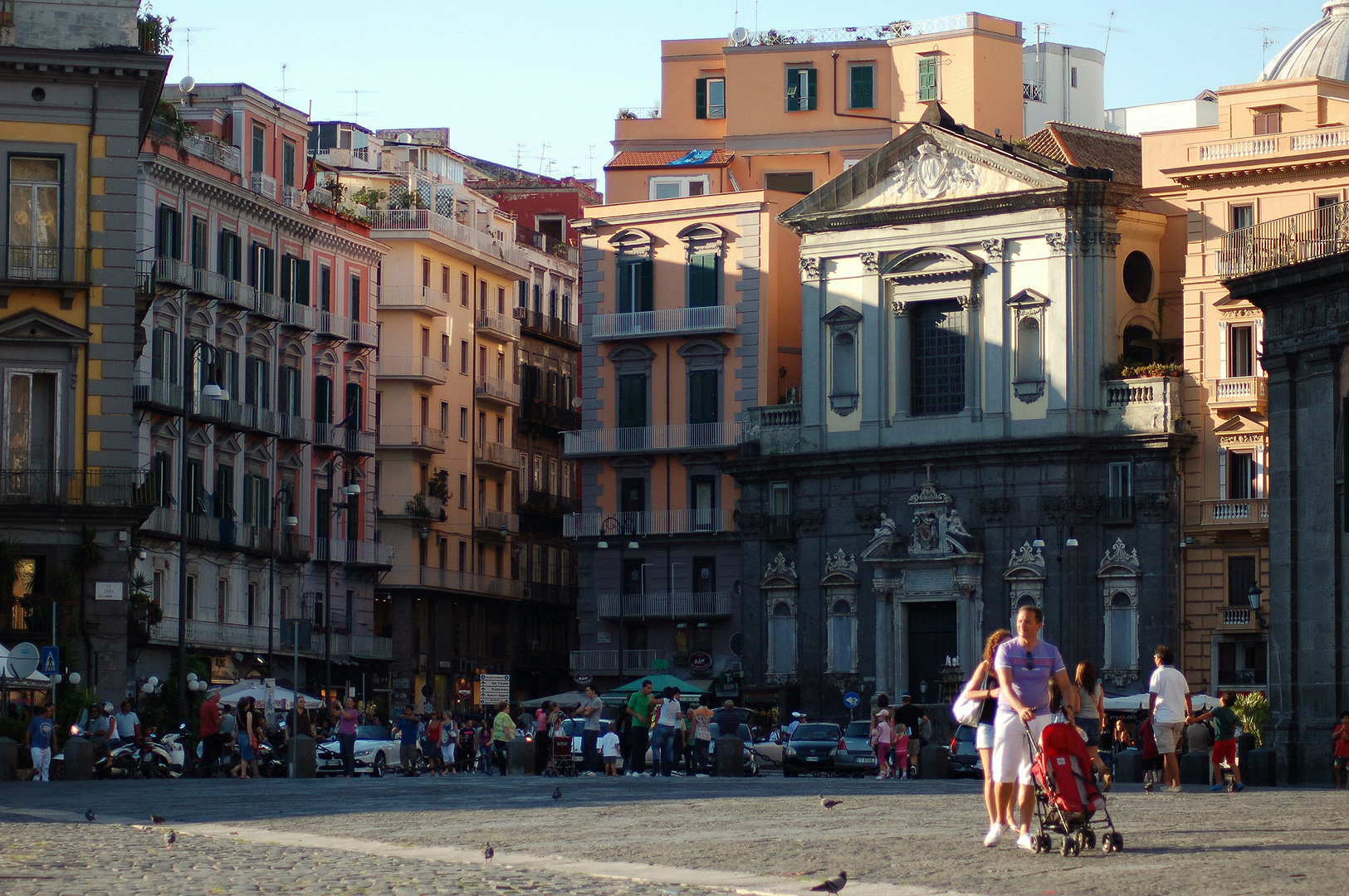 Piazza Plebiscito, Napels (Campanië), Piazza Plebiscito, Naples (Campania, Italy)