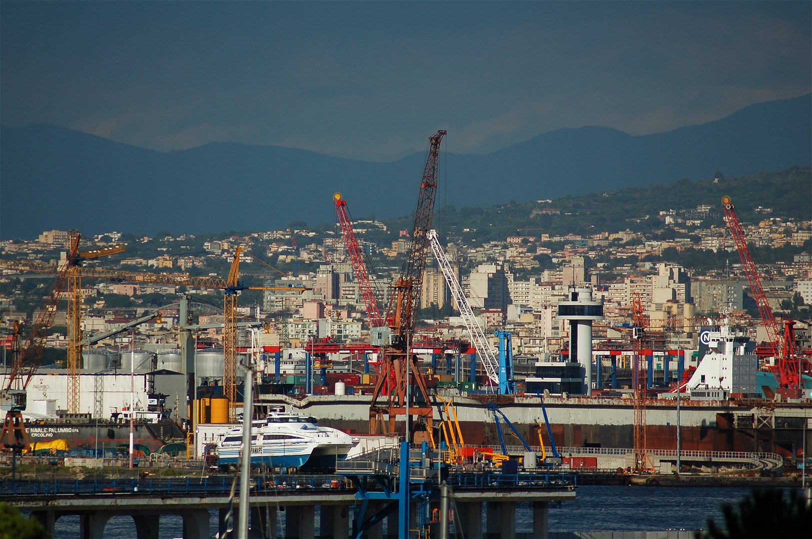 Haven, Napels (Campani); Harbour, Naples (Campania, Italy)