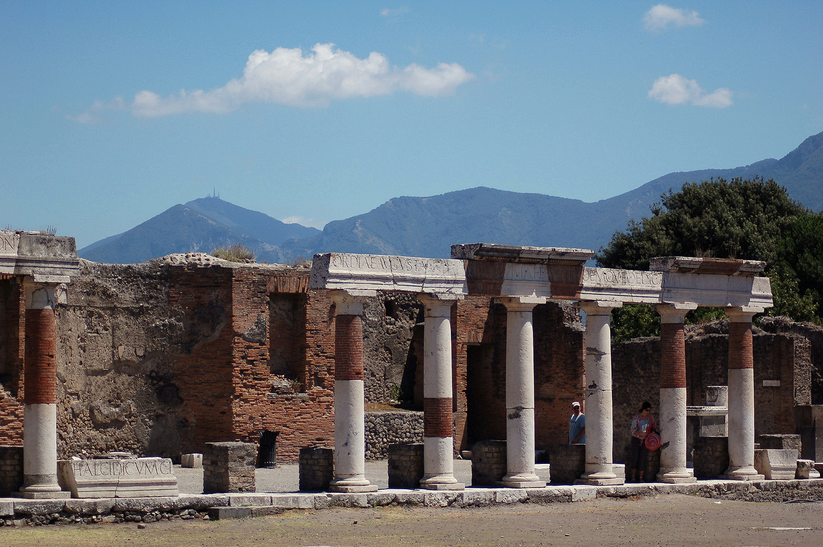 Forum, Pompeii, Campanië, Italië, Forum, Pompeii, Campania, Italy