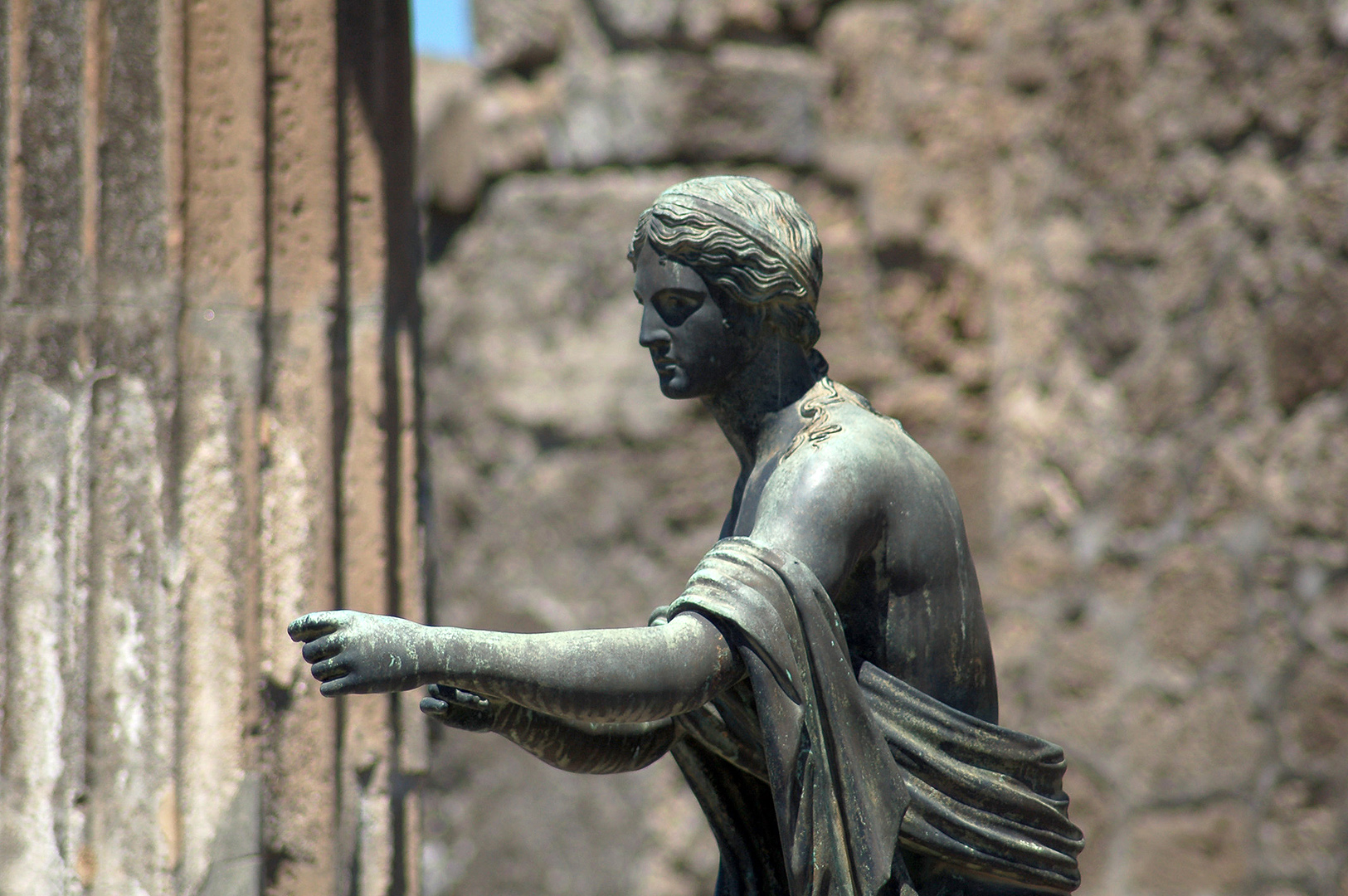 Tempel van Apollo, Pompeii, Campani, Itali; Temple of Apollo, Pompeii, Campania, Italy