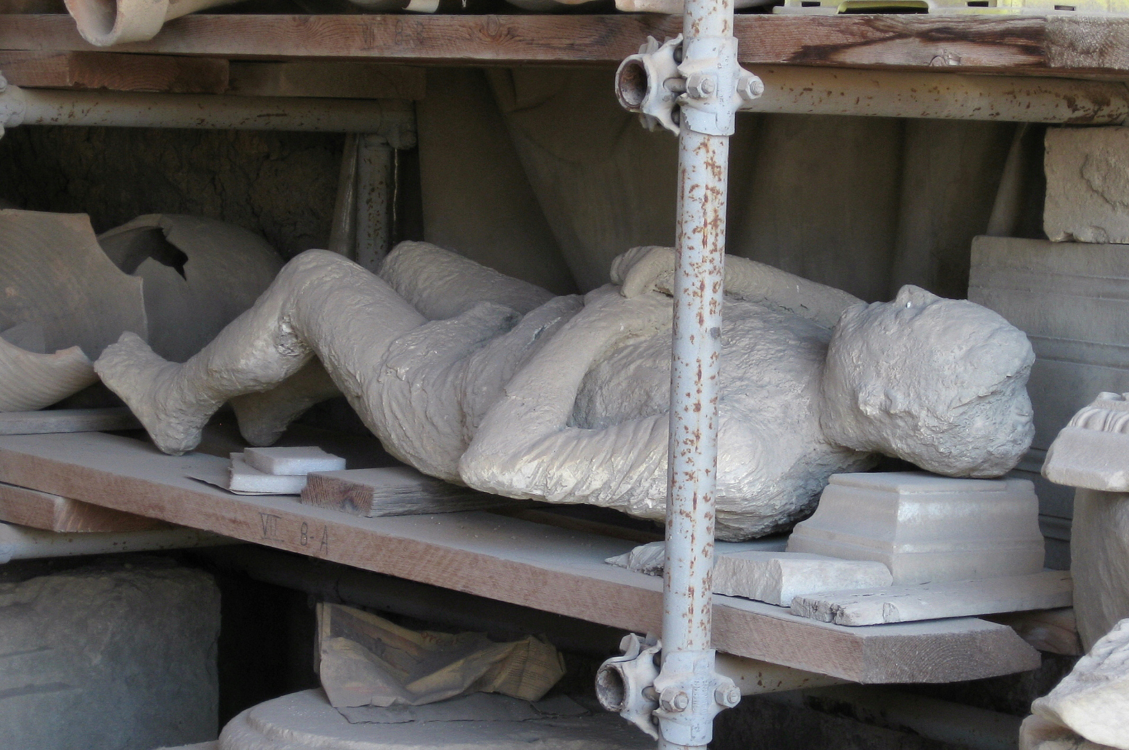 Gipsafgietsel, Pompeii; Plaster cast, Pompeii