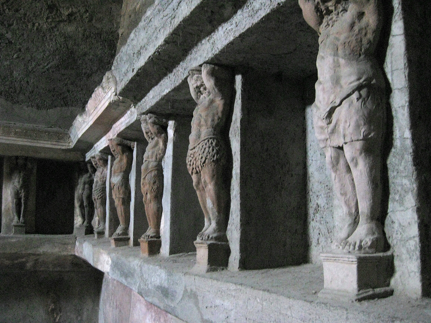 Thermen van het Forum (Pompeii, Campani, Itali), Forum baths (Pompeii, Campania, Italy)