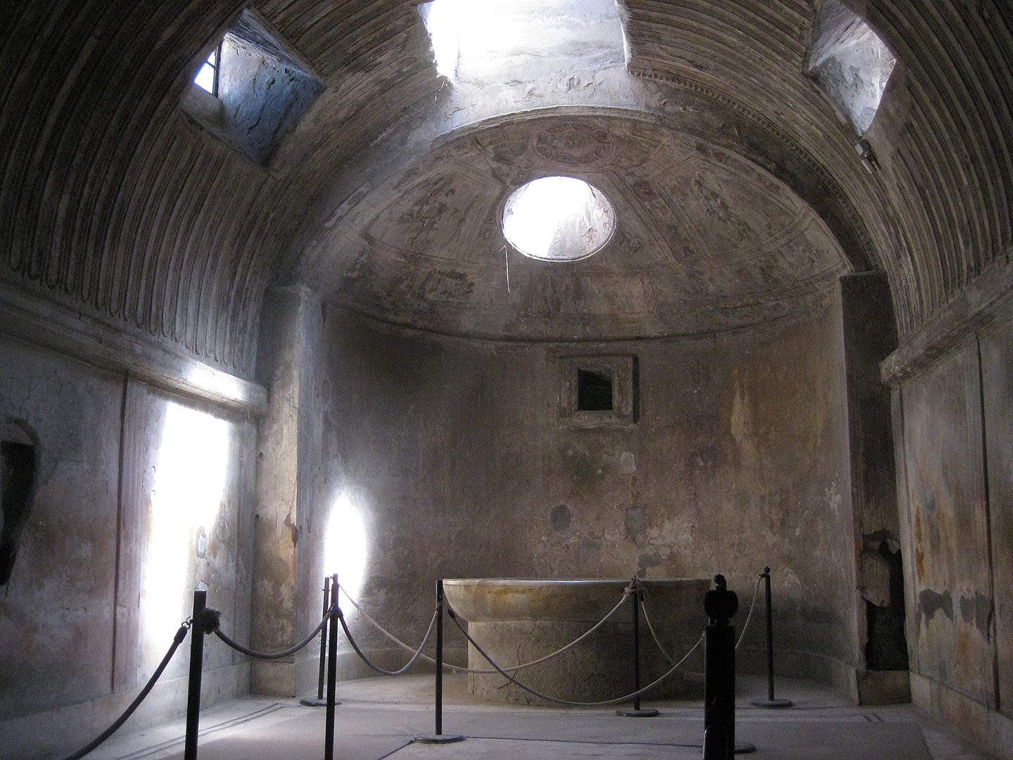 Thermen van het Forum (Pompeii, Campanië, Italië), Forum baths (Pompeii, Campania, Italy)