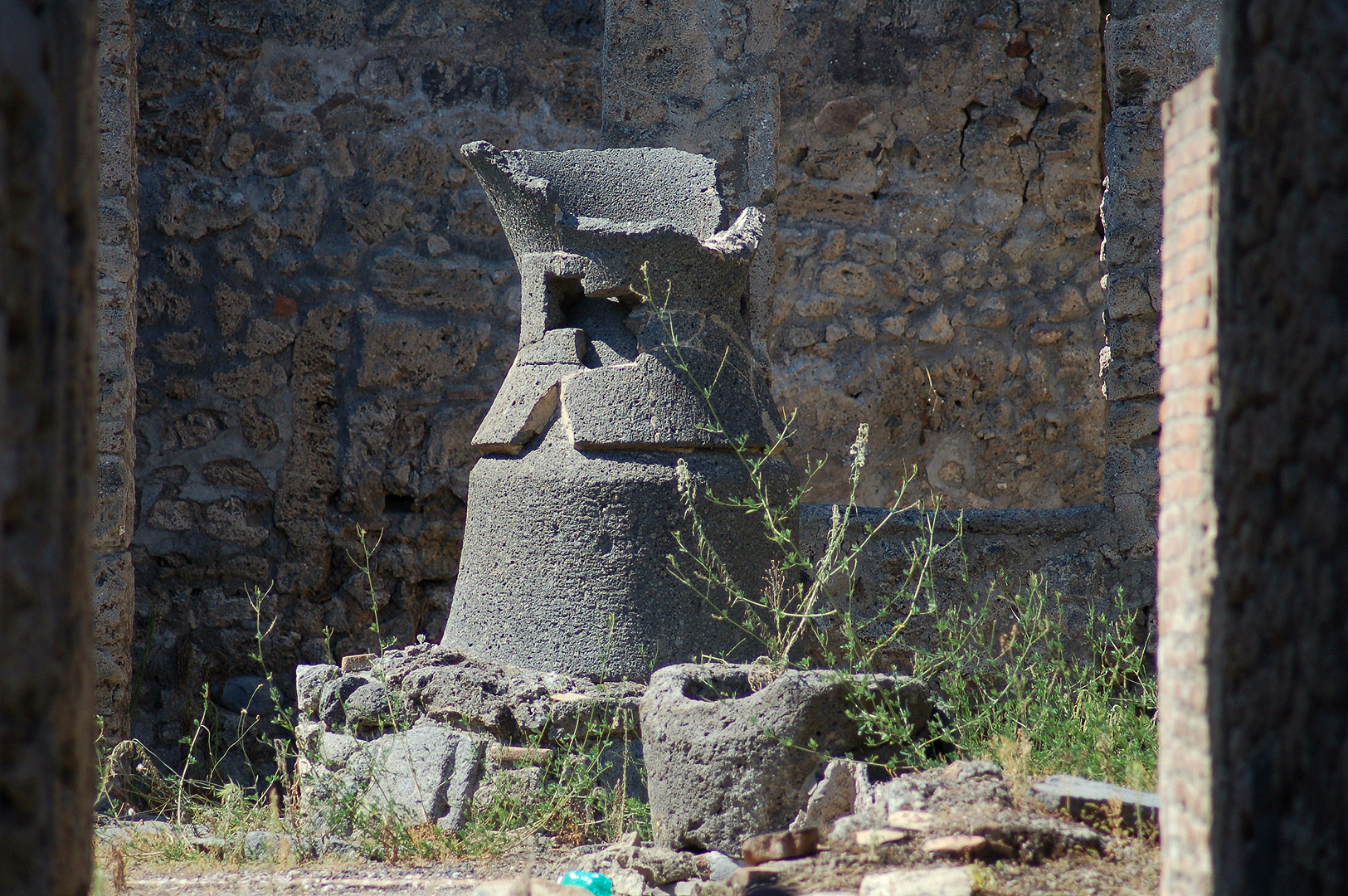 Graanmolen, Pompeii, Campani, Itali; Mill, Pompeii, Campania, Italy