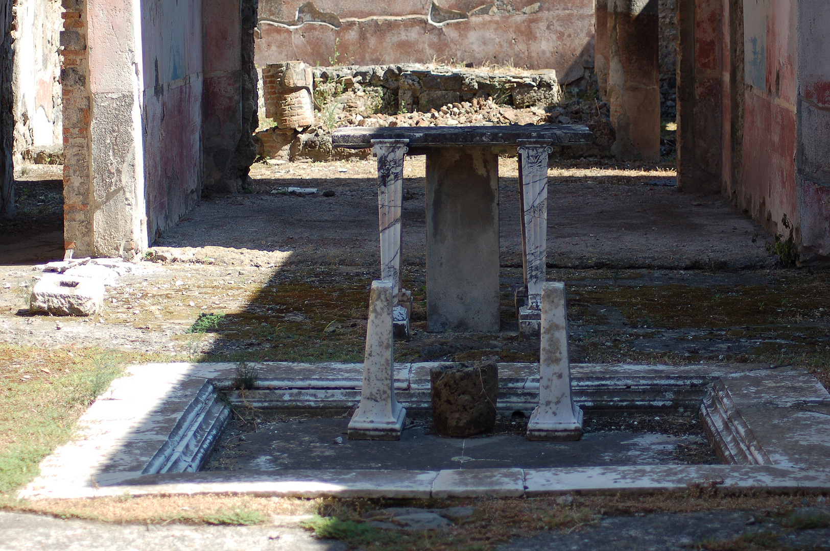 Romeins huis, Pompeii, Campani, Itali; Roman house, Pompeii, Campania, Italy