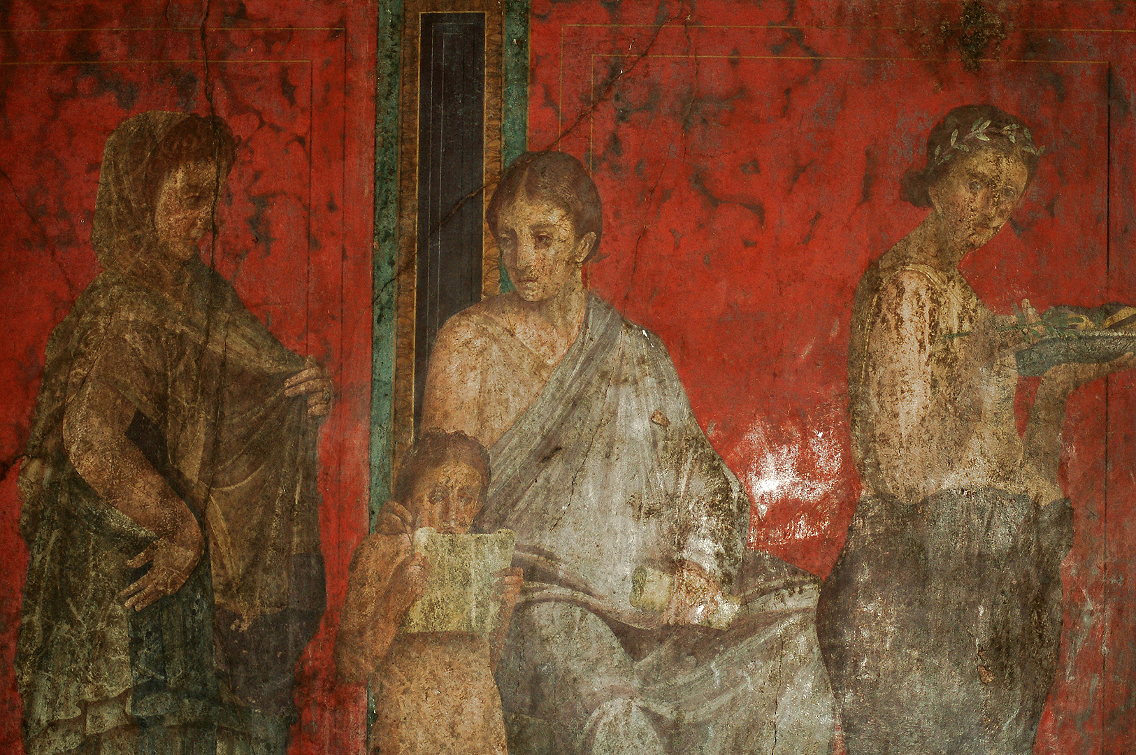 Villa van de Mysterin, Pompeii, Campani, Itali; Villa of the Mysteries, Pompeii, Campania, Italy