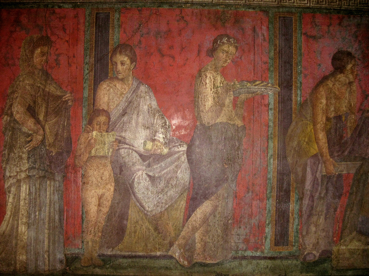 Villa van de Mysterin, Pompeii, Campani, Itali, Villa of the Mysteries, Pompeii, Campania, Italy