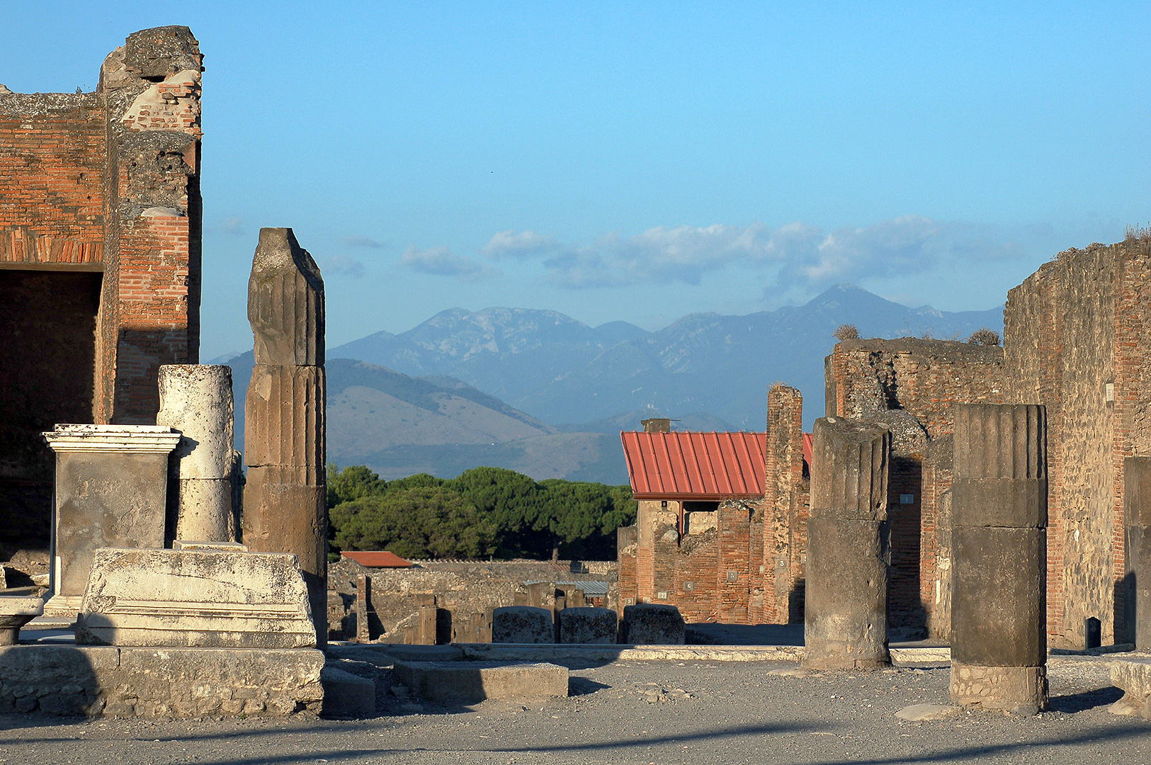 Forum, Pompeii, Campanië, Italië, Forum, Pompeii, Campania, Italy