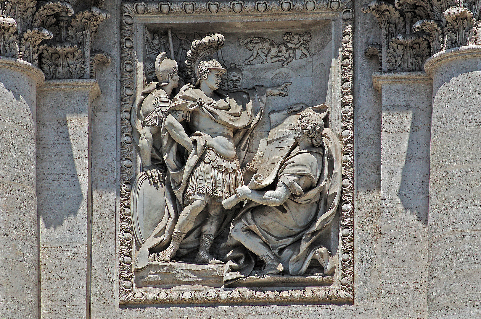 Trevifontein (Rome); Trevi Fountain (Rome, Italy)