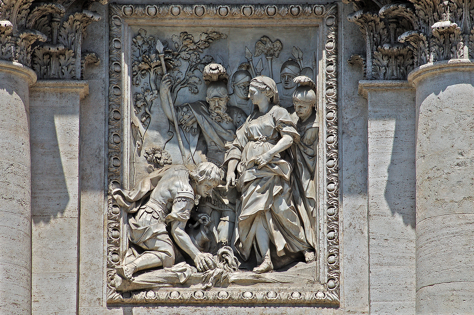 Trevifontein (Rome); Trevi Fountain (Rome, Italy)