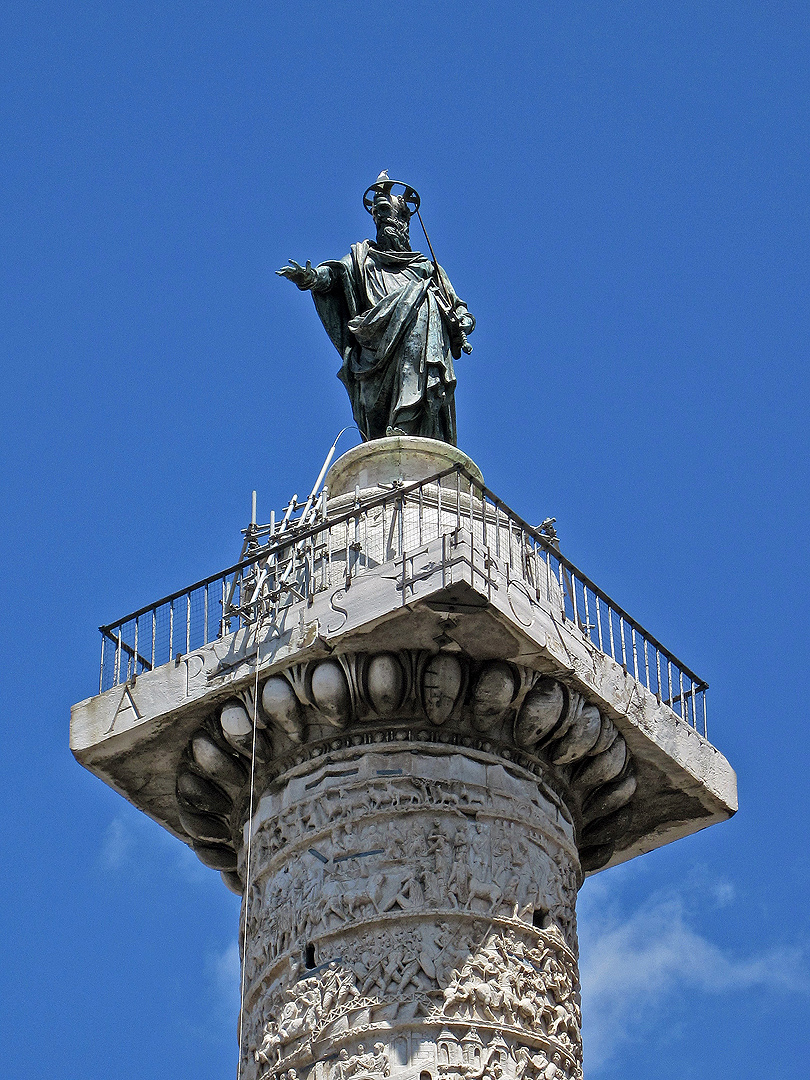Zuil van Trajanus (Rome, Itali); Trajan