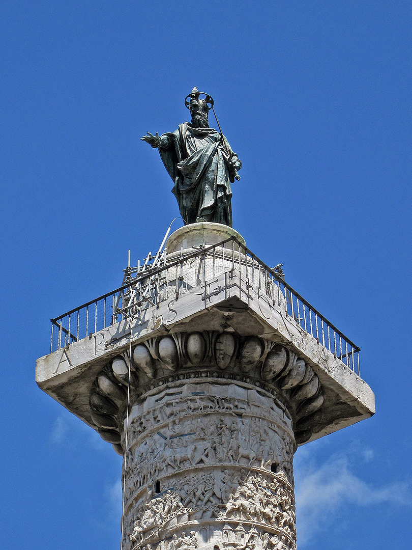 Zuil van Trajanus (Rome, Itali), Trajan