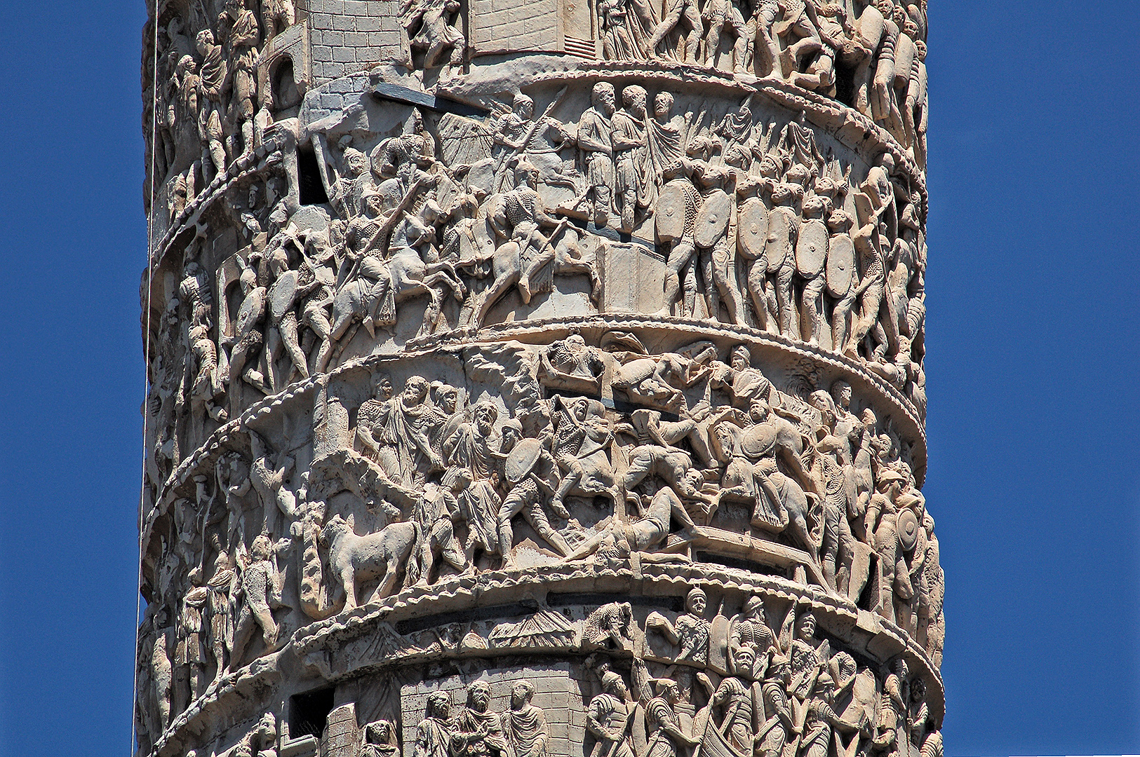 Zuil van Trajanus (Rome, Itali), Trajan