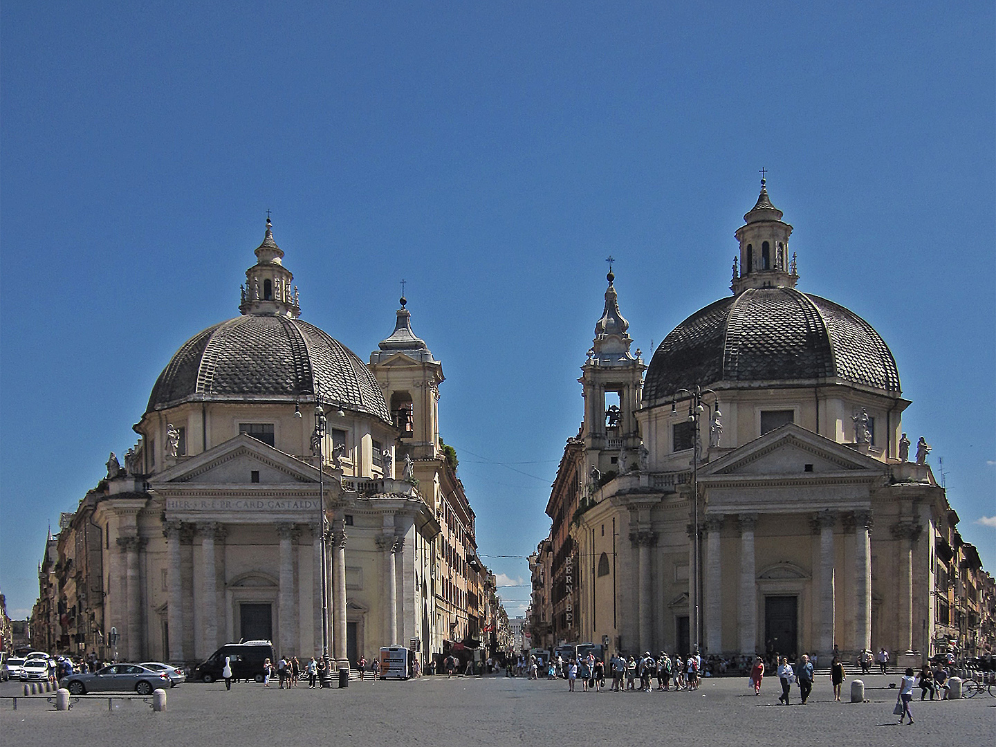 Piazza del Popolo (Rome, Itali), Piazza del Popolo (Italy, Latium, Rome)