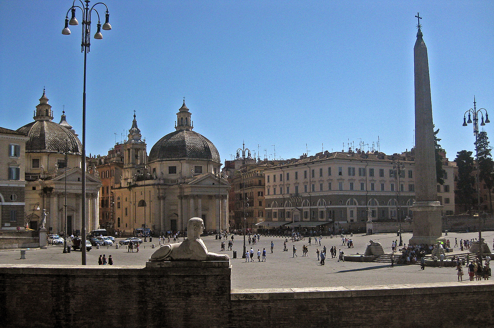 Piazza del Popolo (Rome, Itali); Piazza del Popolo (Italy, Latium, Rome)