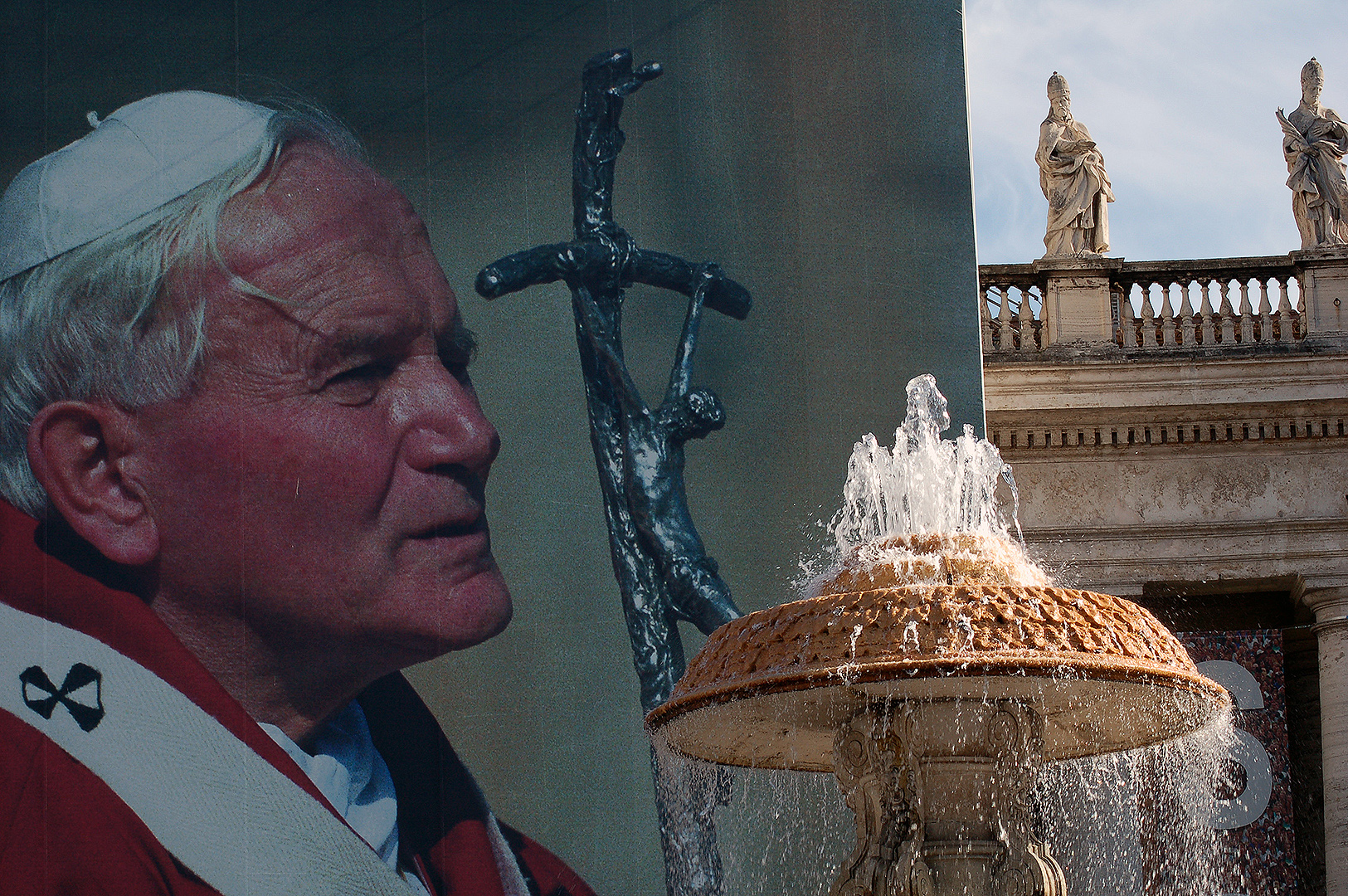 Paus Johannes Paulus II (Rome), Picture of pope John Paul II (Rome)