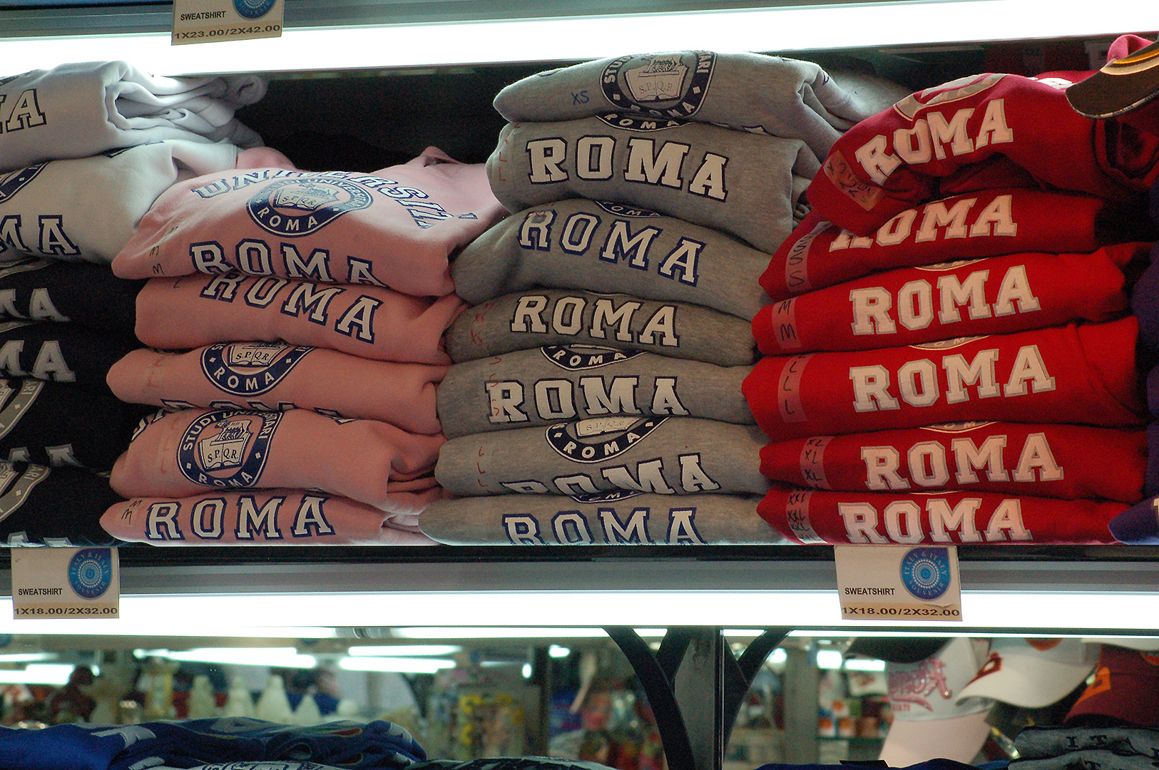 souvenirwinkel Rome; souvenirshop Rome
