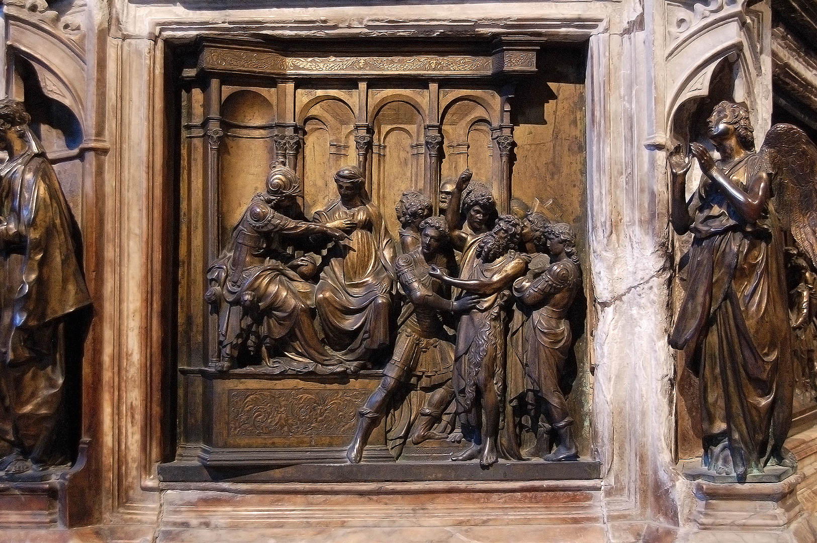 Battistero di S. Giovanni (Siena, Toscane, Italië); Baptistry of St. John (Sioena, Tuscany, Italy)