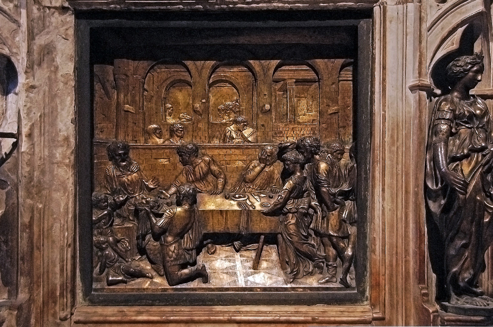 Battistero di S. Giovanni (Siena, Toscane, Itali); Baptistry of St. John (Sioena, Tuscany, Italy)