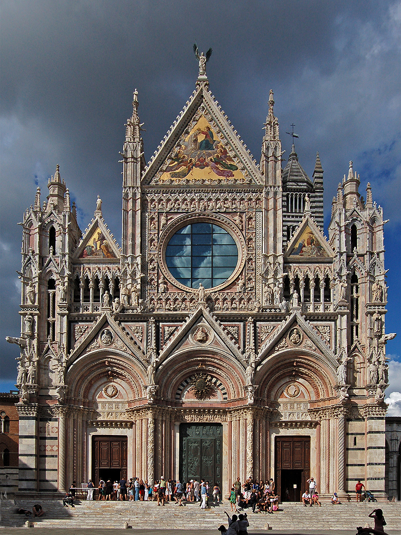 Dom van Siena, Toscane, Itali; Siena Cathedral, Tuscany, Italy