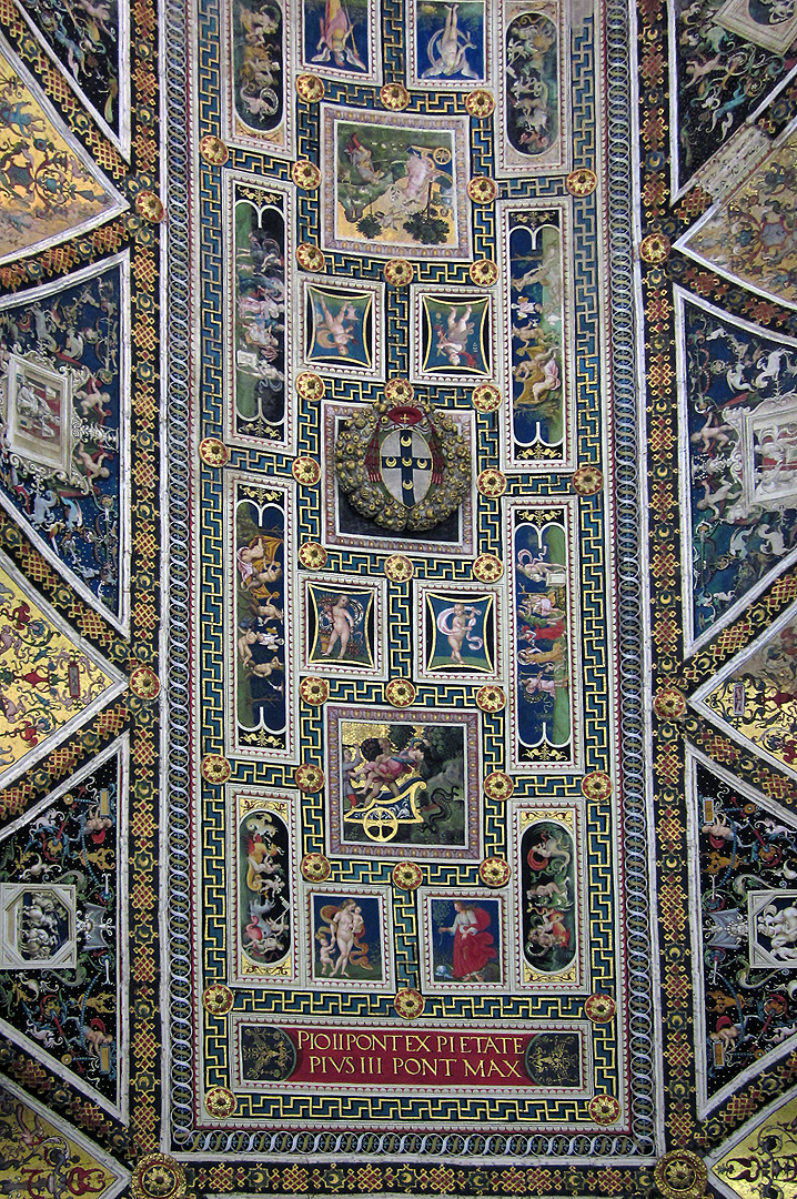 Libreria Piccolomini, Dom van Siena, Itali; Libreria Piccolomini, Siena Cathedral, Italy