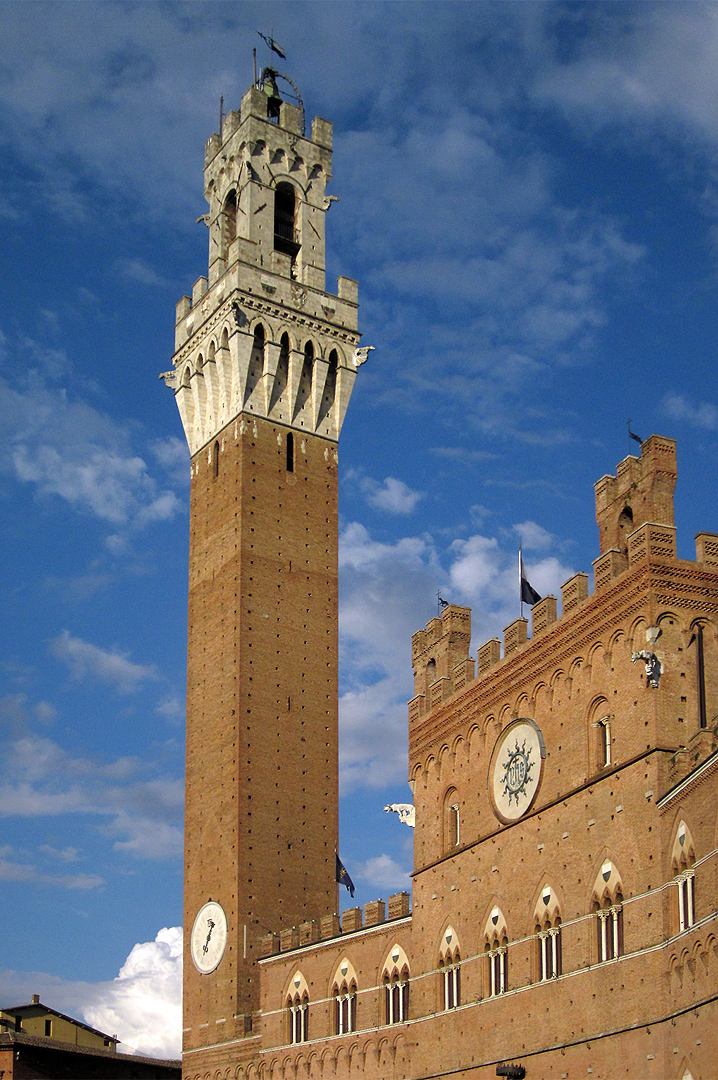 Palazzo Pubblico, Il Campo, Siena, Toscane, Itali; Palazzo Pubblico, Il Campo, Siena, Tuscany, Italy