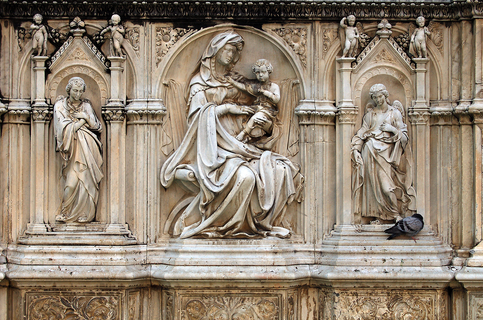 Fonte Gaia, Siena, Toscane, Itali, Fonte Gaia, Siena, Tuscany, Italy