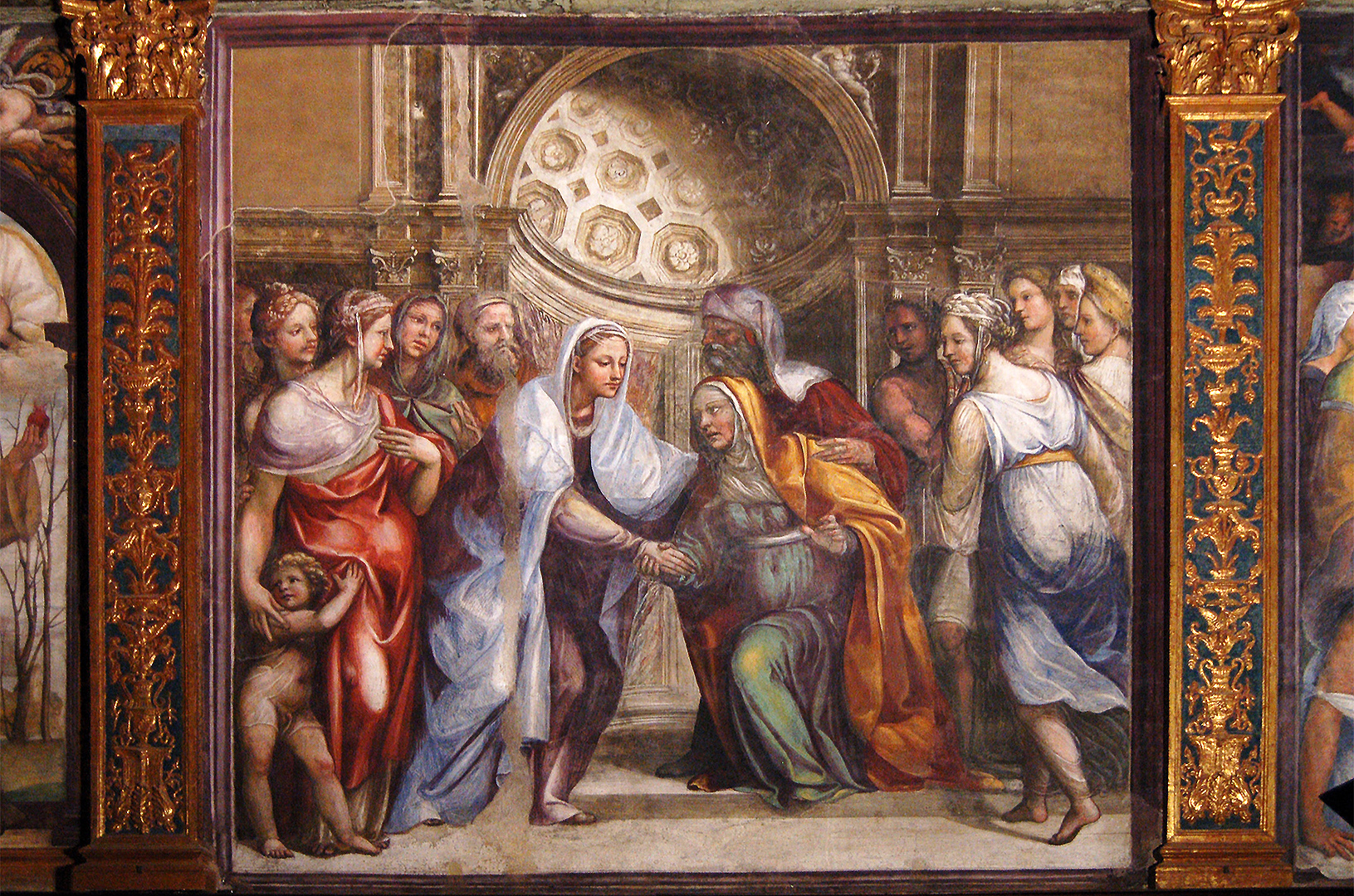 Oratorium van San Bernardino, Siena,Itali, Oratory of San Bernardino, Siena, Italy